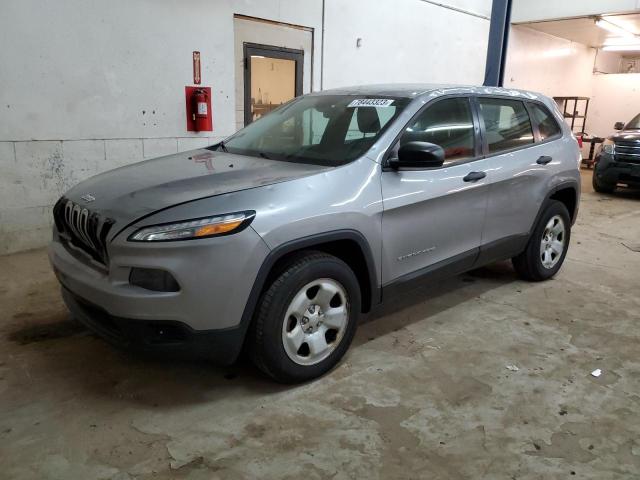 Image 1 of 2014 JEEP CHEROKEE SPORT 2014 with VIN 1C4PJLAB7EW182846