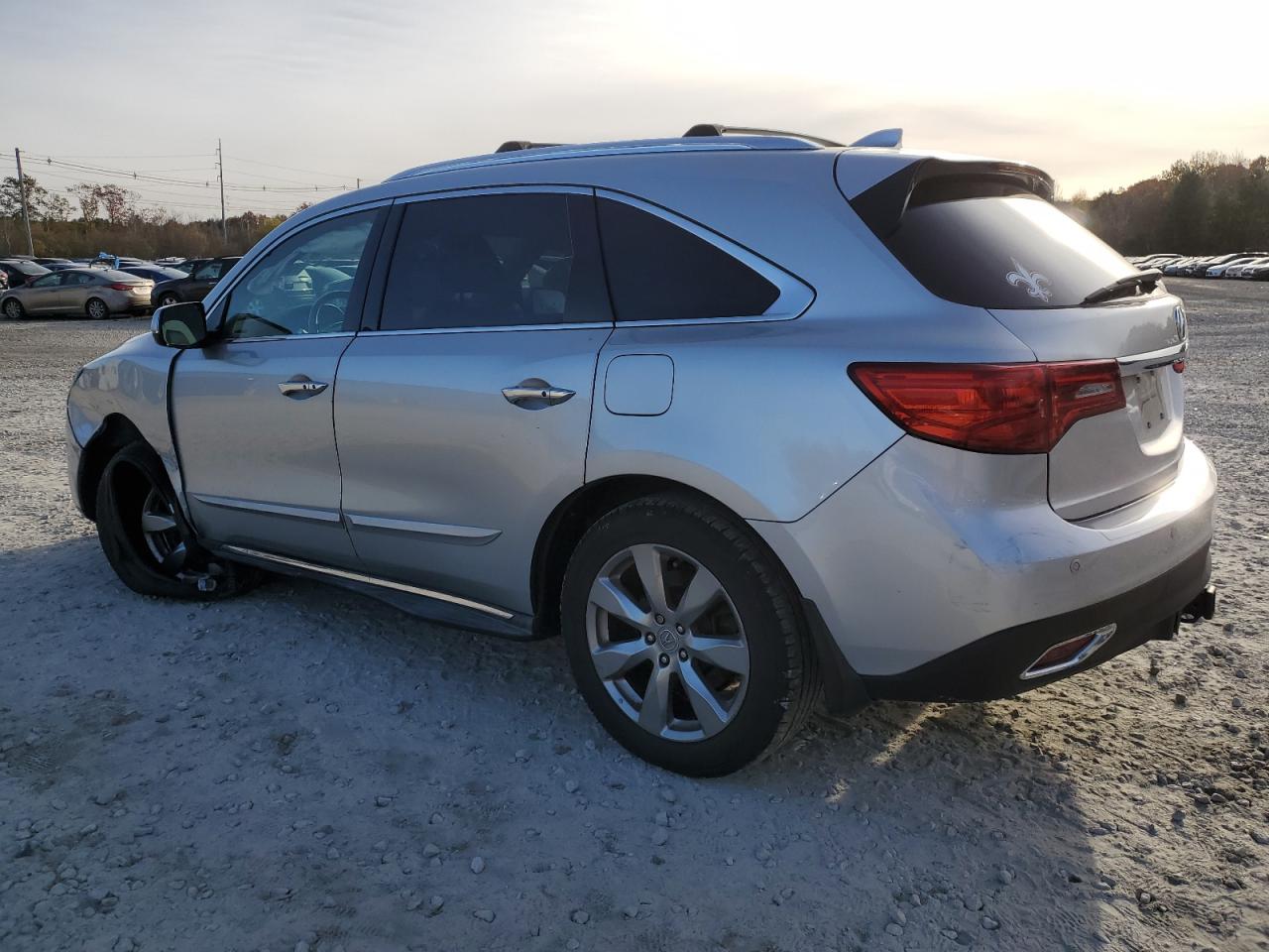 Image 2 of 2014 ACURA MDX ADVANCE 2014 with VIN 5FRYD4H80EB013413