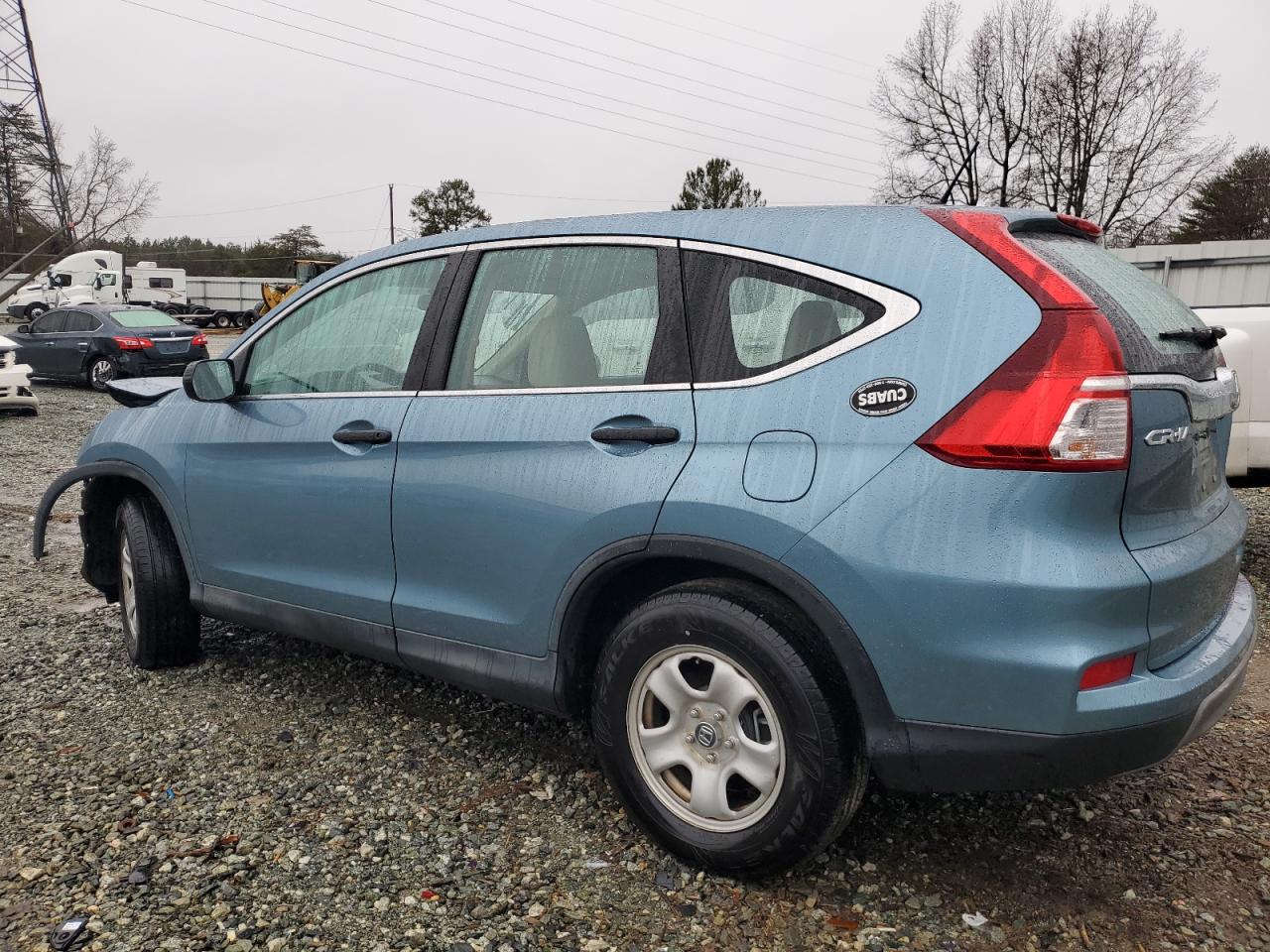 Image 2 of 2015 HONDA CR-V LX 2015 with VIN 2HKRM3H30FH547387
