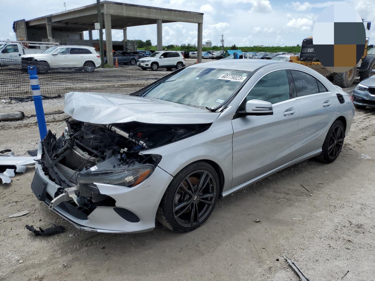 Image 1 of 2018 MERCEDES-BENZ CLA 250 2018 with VIN WDDSJ4EB0JN608165