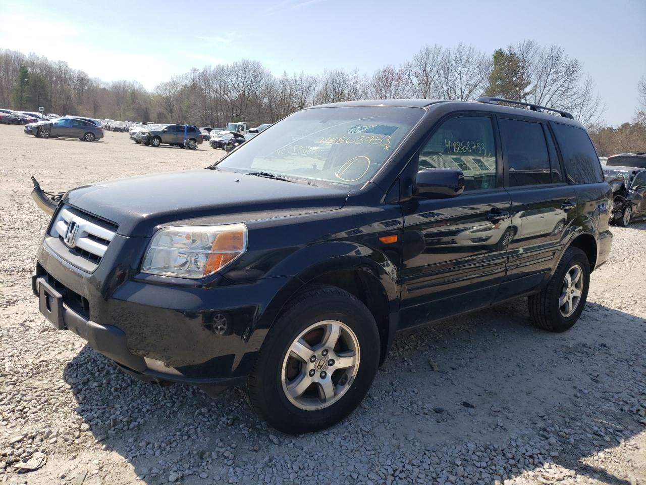Image 1 of 2007 HONDA PILOT EXL 2007 with VIN 2HKYF18557H500742