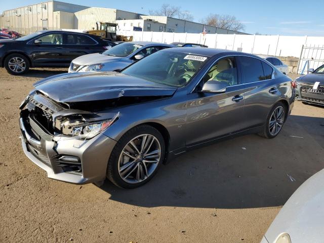 Image 1 of 2015 INFINITI Q50 BASE 2015 with VIN JN1BV7AR8FM411263