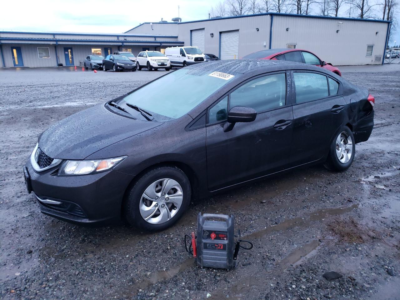 Image 1 of 2014 HONDA CIVIC LX 2014 with VIN 2HGFB2F57EH513804