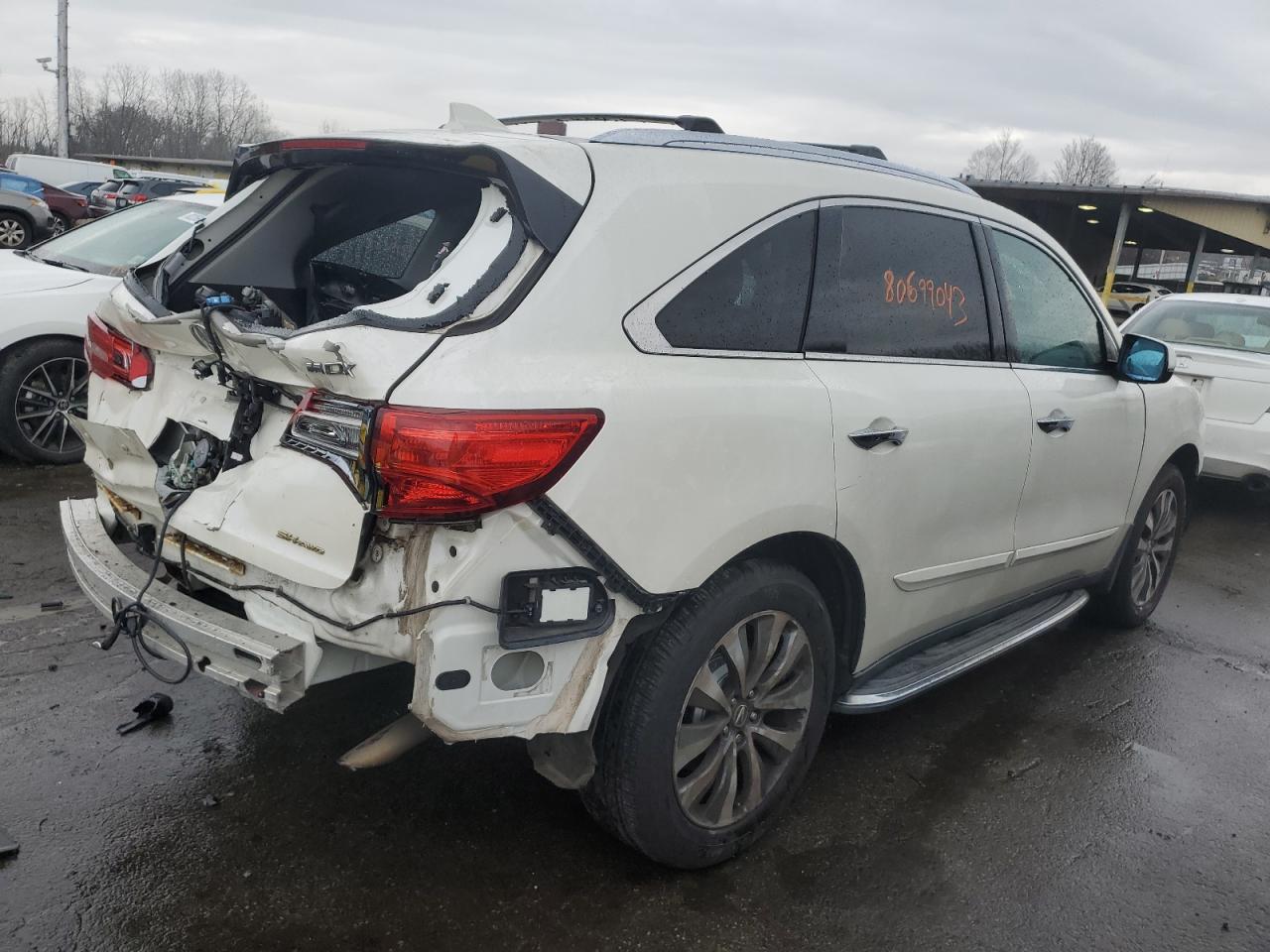 Obraz 3 z 2014 ACURA MDX TECHNOLOGY 2014 z VIN 5FRYD4H4XEB005803