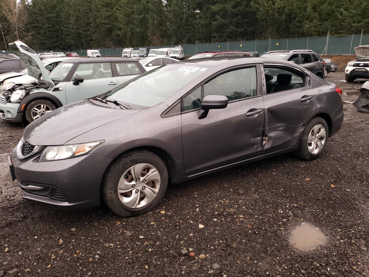 Image 1 of 2015 HONDA CIVIC LX 2015 with VIN 19XFB2F50FE287620