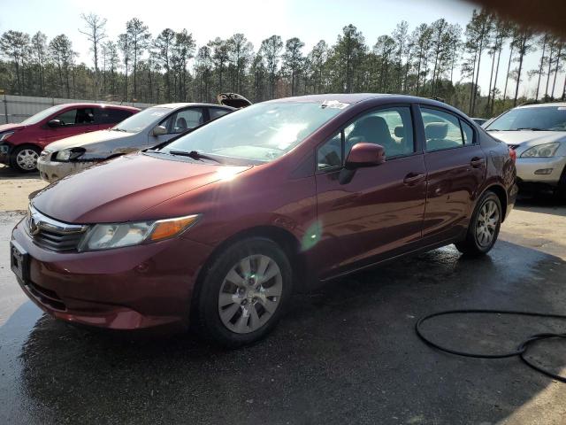 Image 1 of 2012 HONDA CIVIC LX 2012 with VIN 19XFB2F5XCE327181
