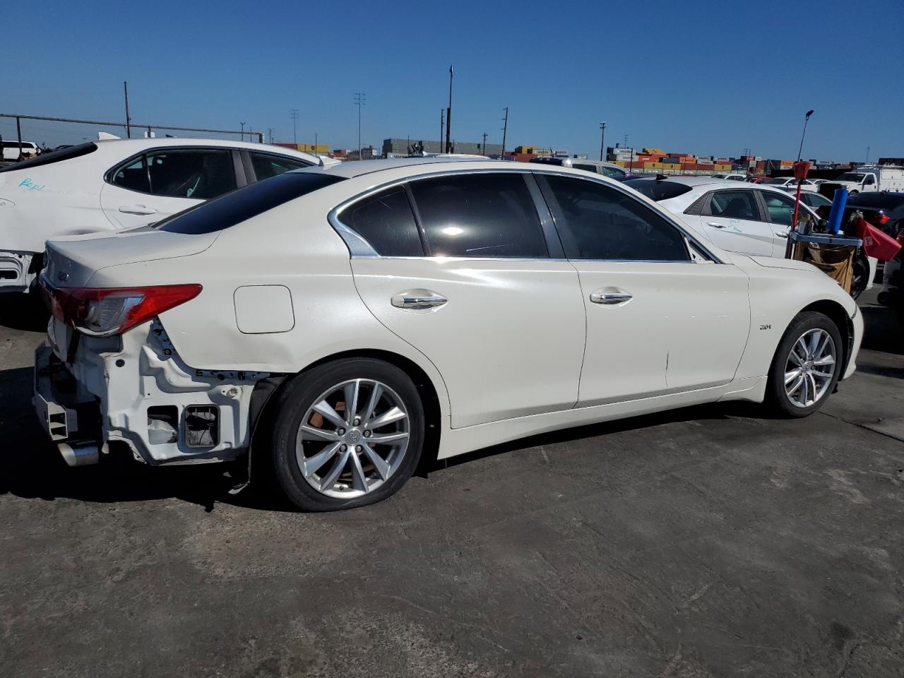 Image 3 of 2017 INFINITI Q50 BASE 2017 with VIN JN1CV7AP1HM640499