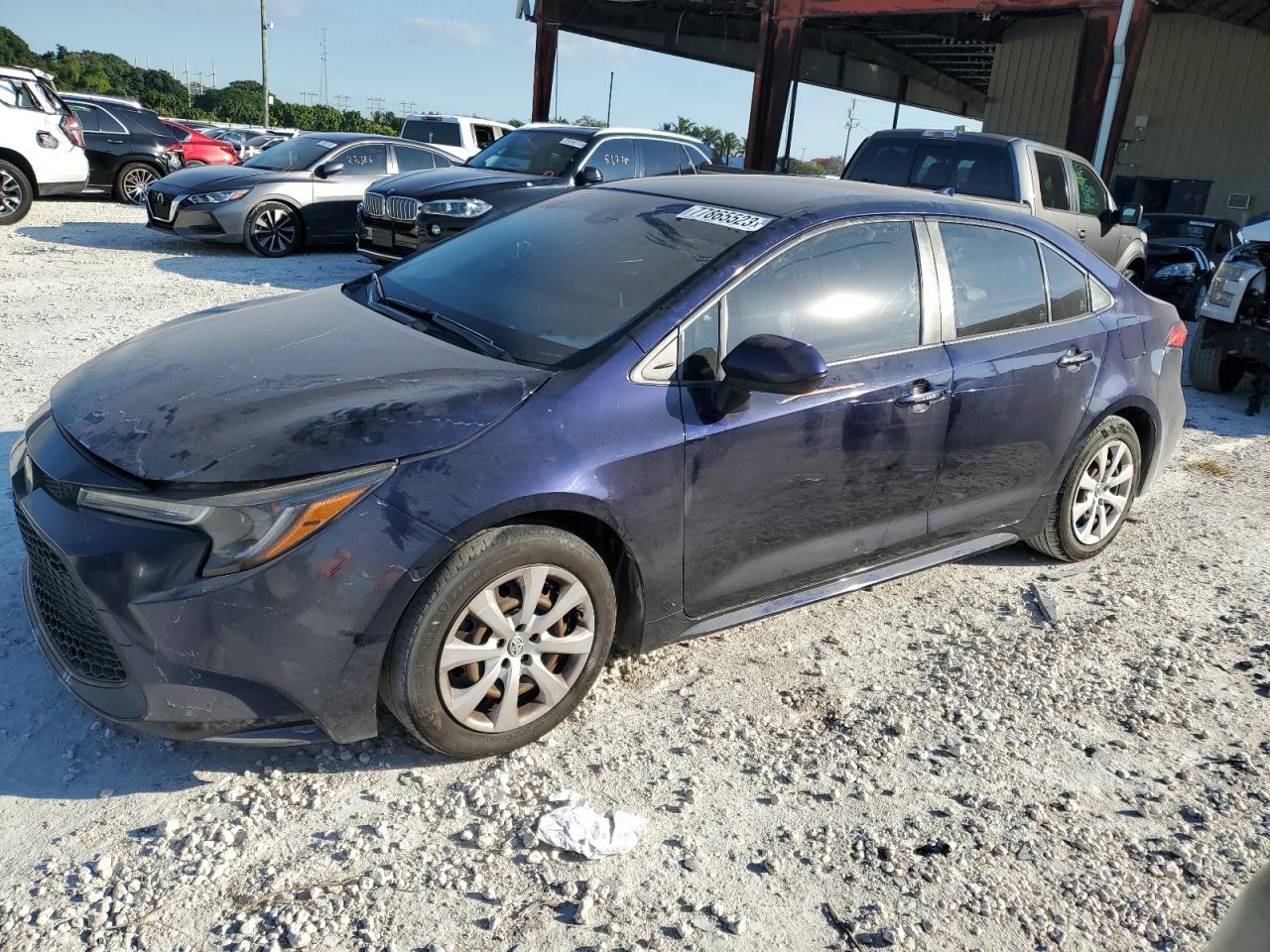 Image 1 of 2020 TOYOTA COROLLA LE 2020 with VIN JTDEPRAE9LJ085354