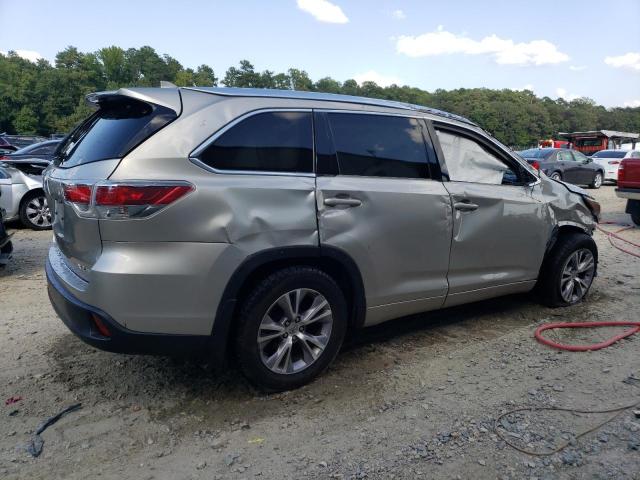 Image 3 of 2015 TOYOTA HIGHLANDER XLE 2015 with VIN 5TDJKRFH8FS216622