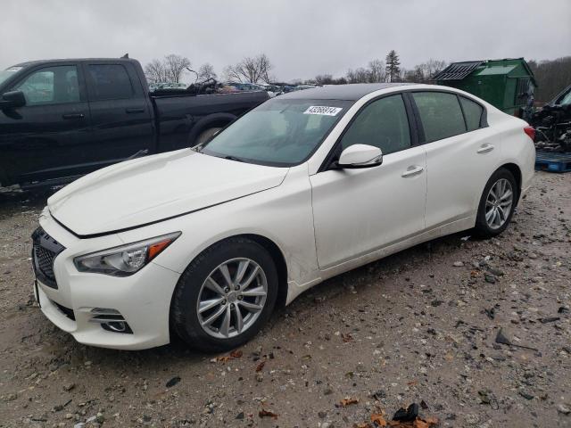 Image 1 of 2015 INFINITI Q50 BASE 2015 with VIN JN1BV7AR4FM409137
