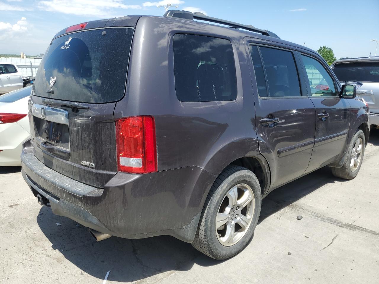 Obraz 3 z 2014 HONDA PILOT EXL 2014 z VIN 5FNYF4H57EB028332