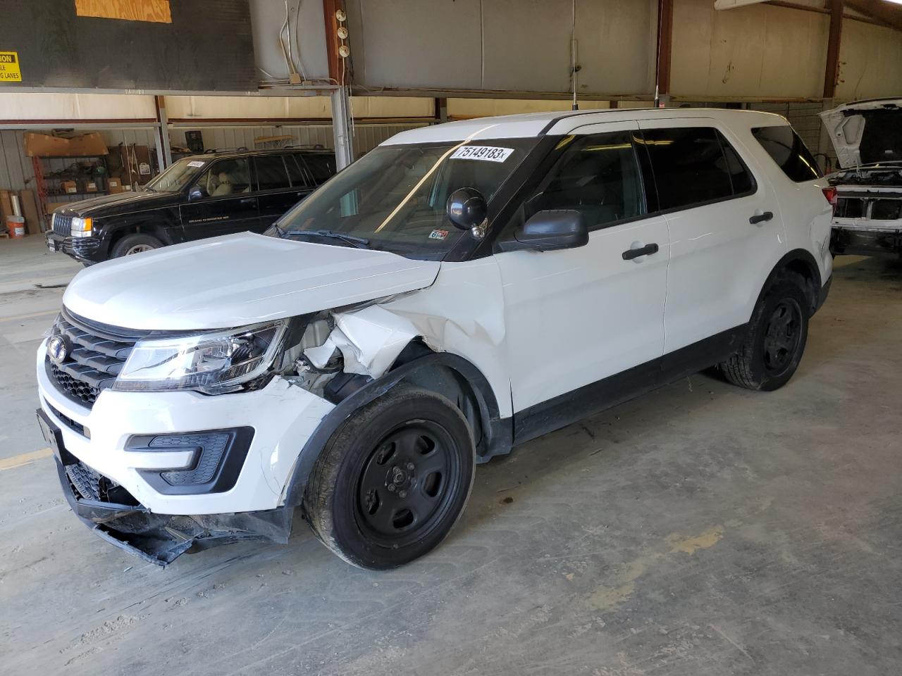 Image 1 of 2019 FORD EXPLORER POLICE INTERCEPTOR 2019 with VIN 1FM5K8AR0KGA29225