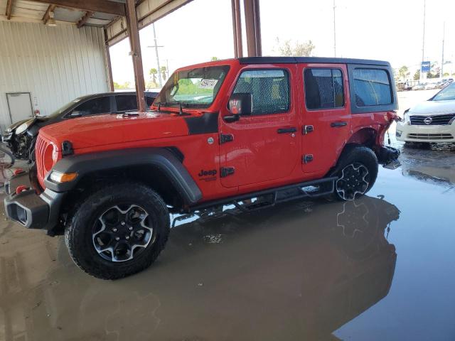 Image 1 of 2021 JEEP WRANGLER UNLIMITED SPORT 2021 with VIN 1C4HJXDGXMW738052
