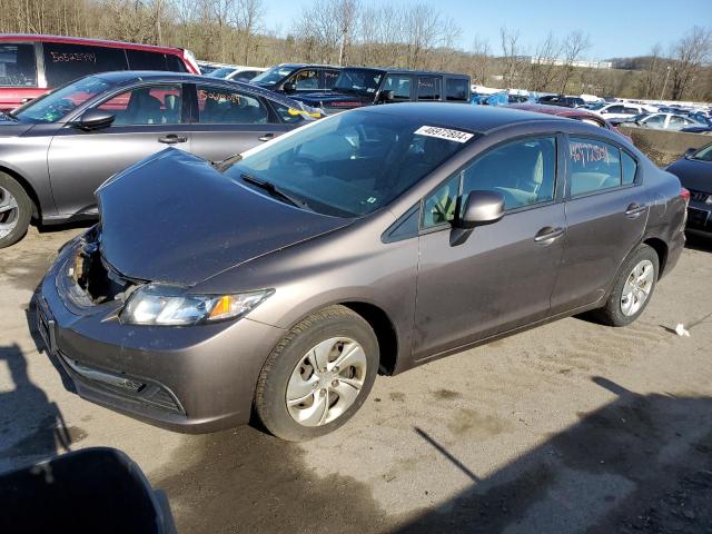 Image 1 of 2013 HONDA CIVIC LX 2013 with VIN 2HGFB2F52DH577151