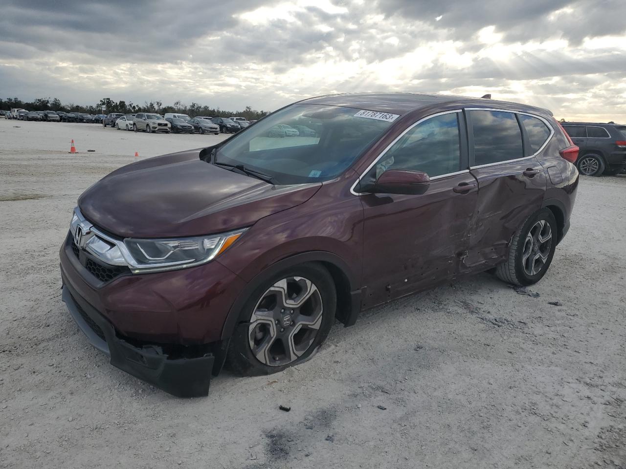 Image 1 of 2018 HONDA CR-V EX 2018 with VIN 7FARW1H59JE021688