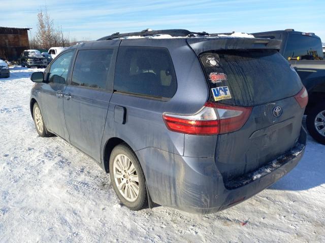 Image 2 of 2017 TOYOTA SIENNA XLE 2017 with VIN 5TDDZ3DC2HS152674