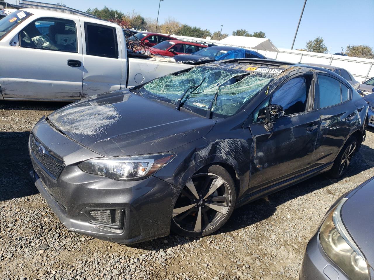 Image 1 of 2019 SUBARU IMPREZA SPORT 2019 with VIN 4S3GKAM68K3624546