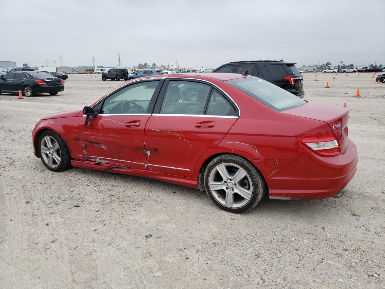 Image 2 of 2011 MERCEDES-BENZ C 300 2011 with VIN WDDGF5EB3BR134266