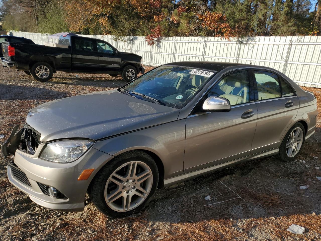 Image 1 of 2009 MERCEDES-BENZ C 350 2009 with VIN WDDGF56X09R064780