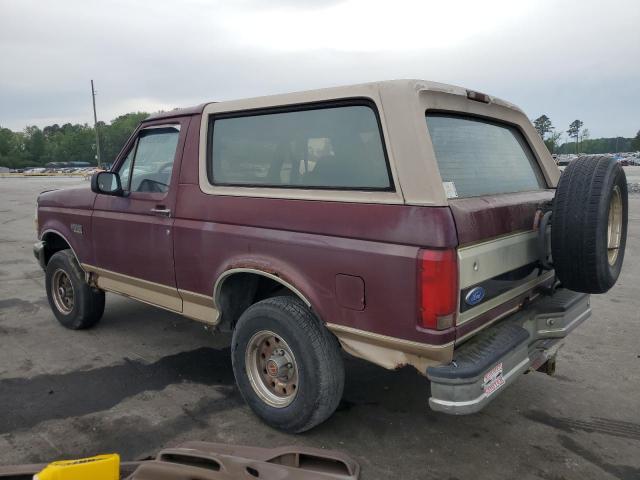 Image 2 of 1996 FORD BRONCO U100 1996 with VIN 1FMEU15N4TLA41878