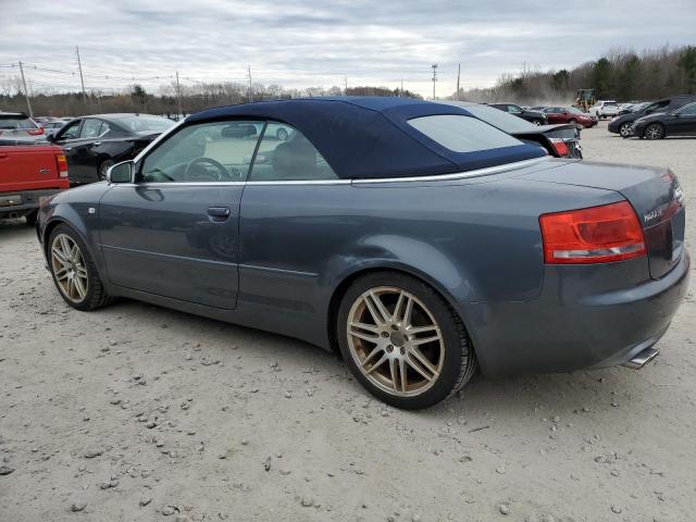 Obraz 2 z 2008 AUDI S4 QUATTRO CABRIOLET 2008 z VIN WUARL48H38K900491