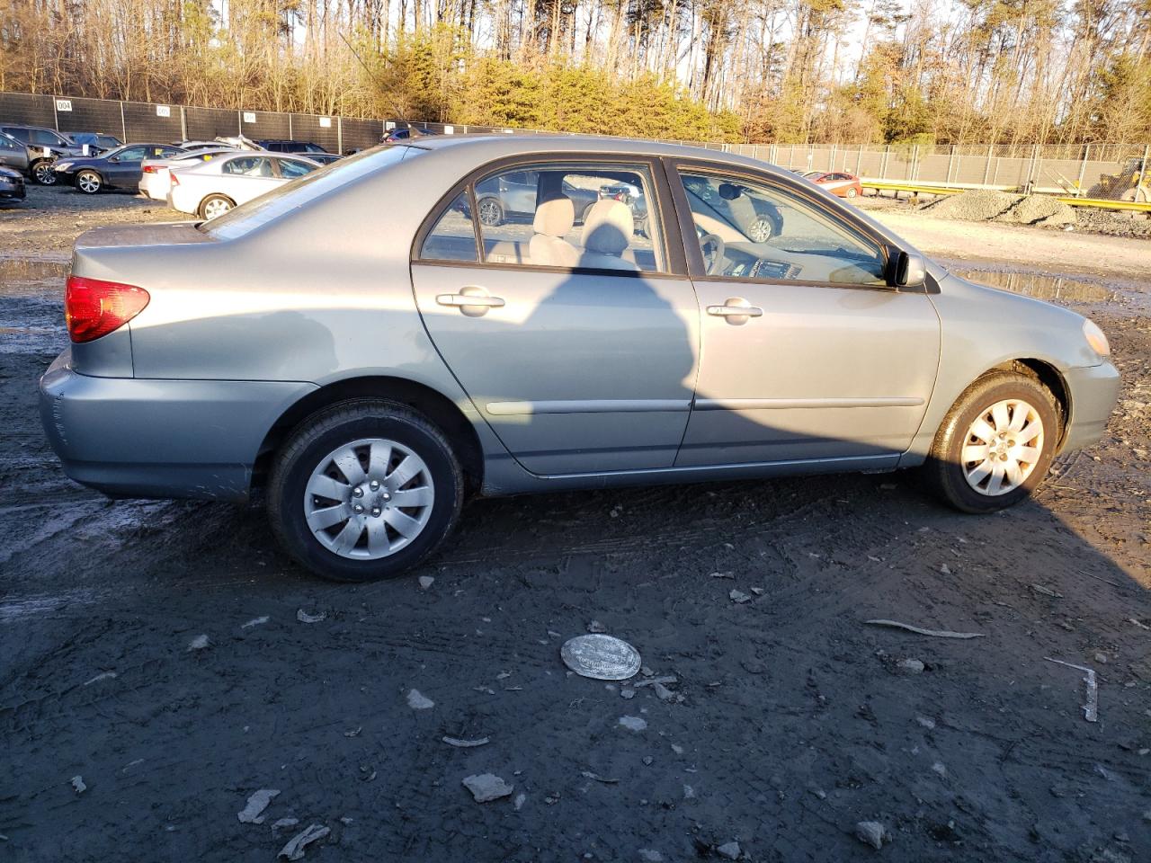 Image 3 of 2003 TOYOTA COROLLA CE 2003 with VIN 2T1BR32E63C134885