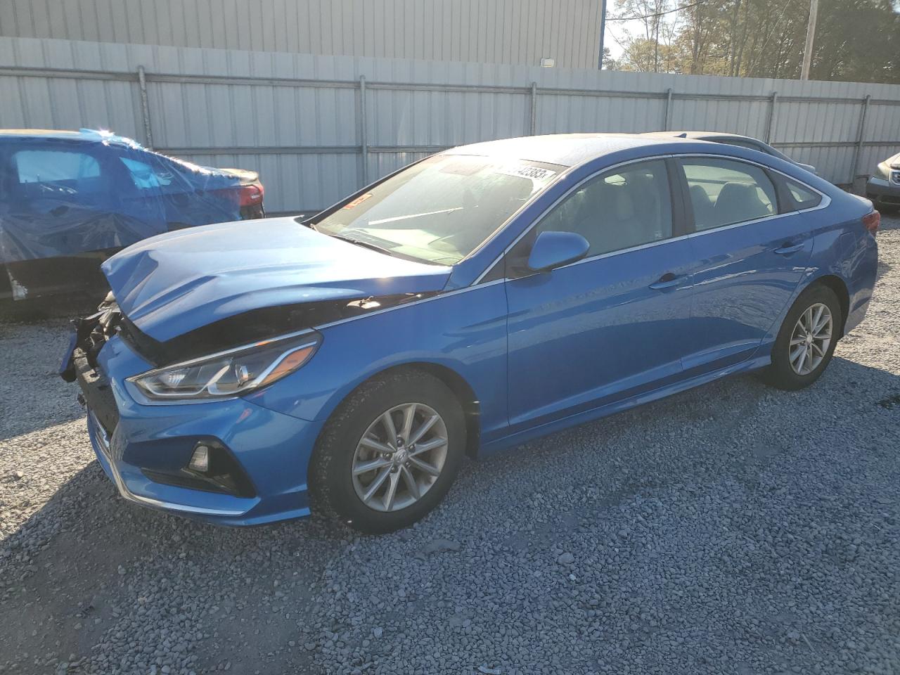 Image 1 of 2019 HYUNDAI SONATA SE 2019 with VIN 5NPE24AF0KH735089
