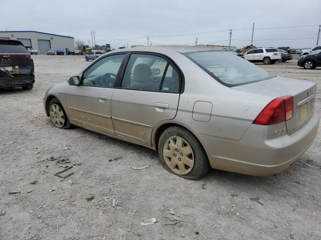 Image 2 of 2002 HONDA CIVIC EX 2002 with VIN 1HGES26802L050814