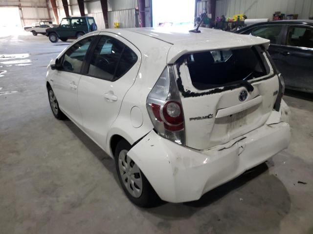 Image 3 of 2012 TOYOTA PRIUS C  2012 with VIN JTDKDTB38C1503473