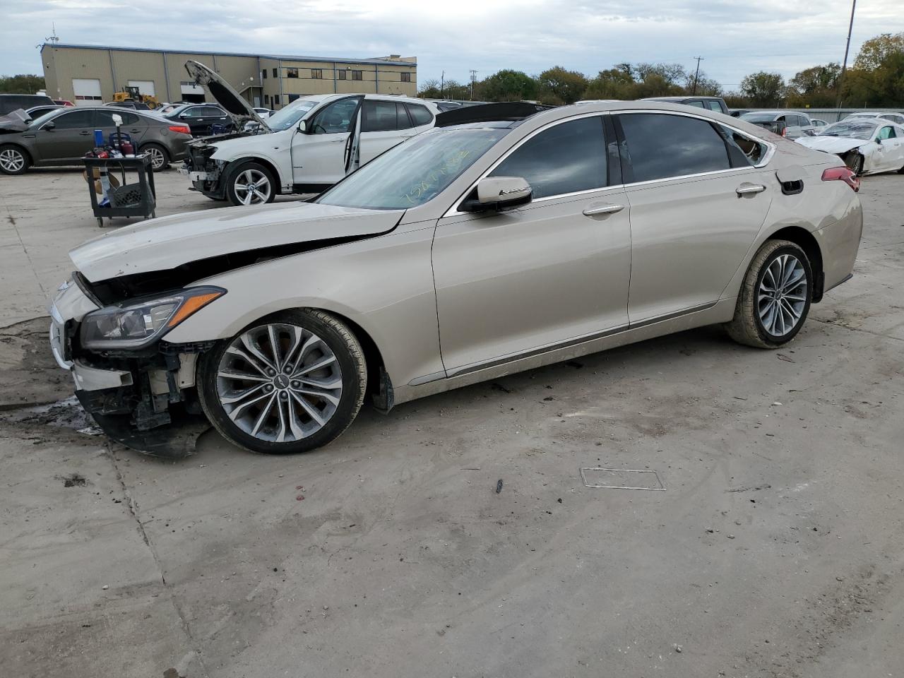 Image 1 of 2015 HYUNDAI GENESIS 3.8L 2015 with VIN KMHGN4JE9FU084138