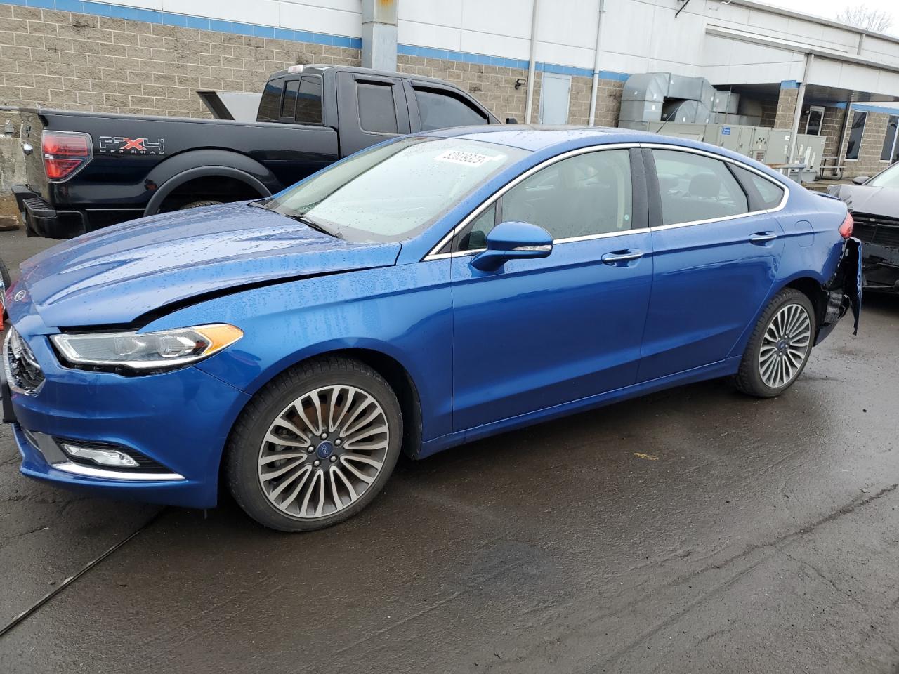 Image 1 of 2018 FORD FUSION TITANIUM/PLATINUM 2018 with VIN 3FA6P0D96JR124327