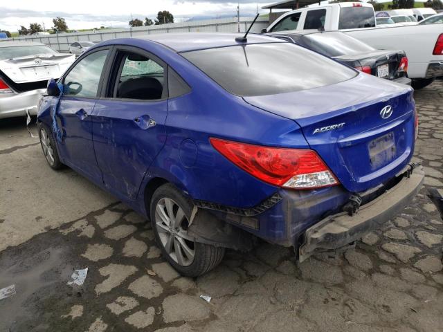 Изображение 2 2013 HYUNDAI ACCENT GLS 2013 с VIN KMHCU4AE0DU456268