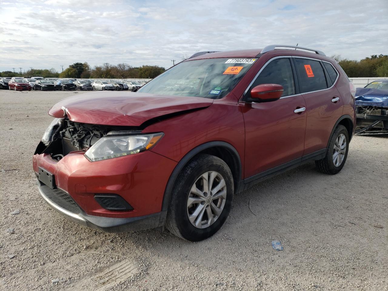 Image 1 of 2016 NISSAN ROGUE S 2016 with VIN KNMAT2MT2GP711955
