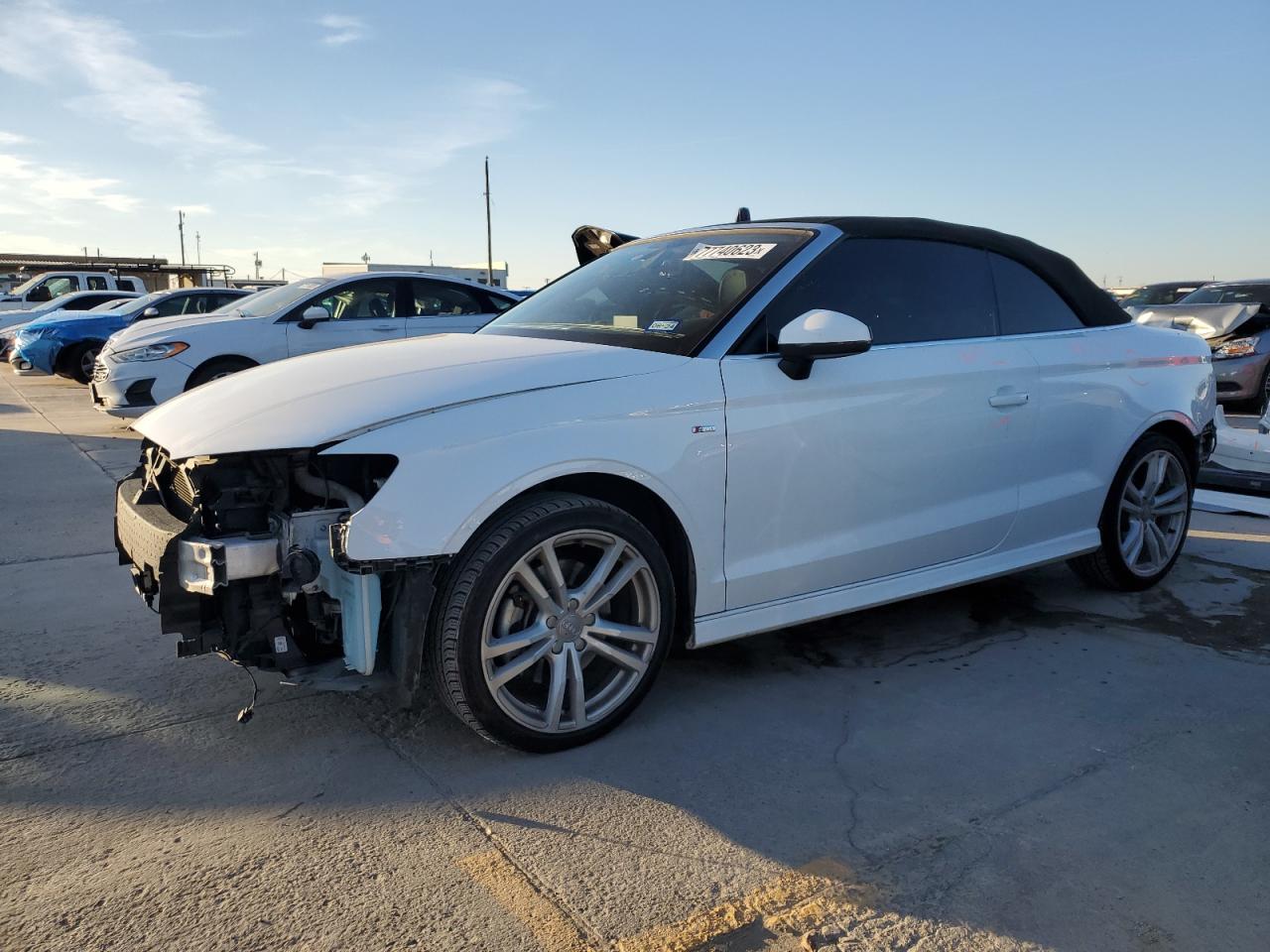 Image 1 of 2018 AUDI A3 PREMIUM PLUS 2018 with VIN WAU5ULFF3J1080250