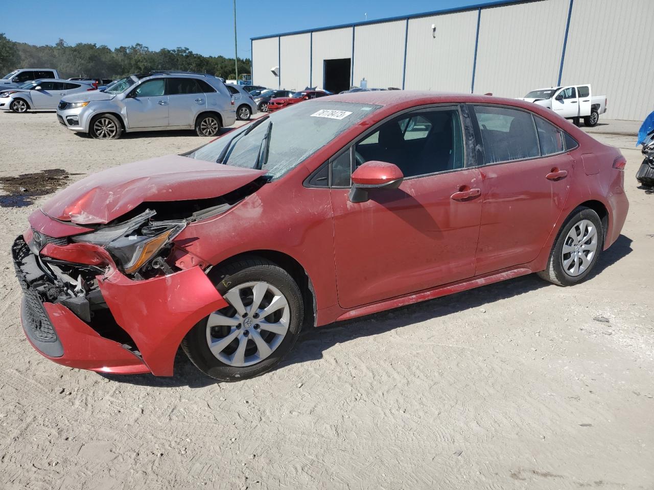 Изображение 1 2021 TOYOTA COROLLA LE 2021 с VIN 5YFEPMAE4MP256284