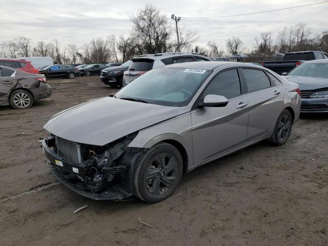 Image 1 of 2022 HYUNDAI ELANTRA SEL 2022 with VIN KMHLM4AG4NU327503