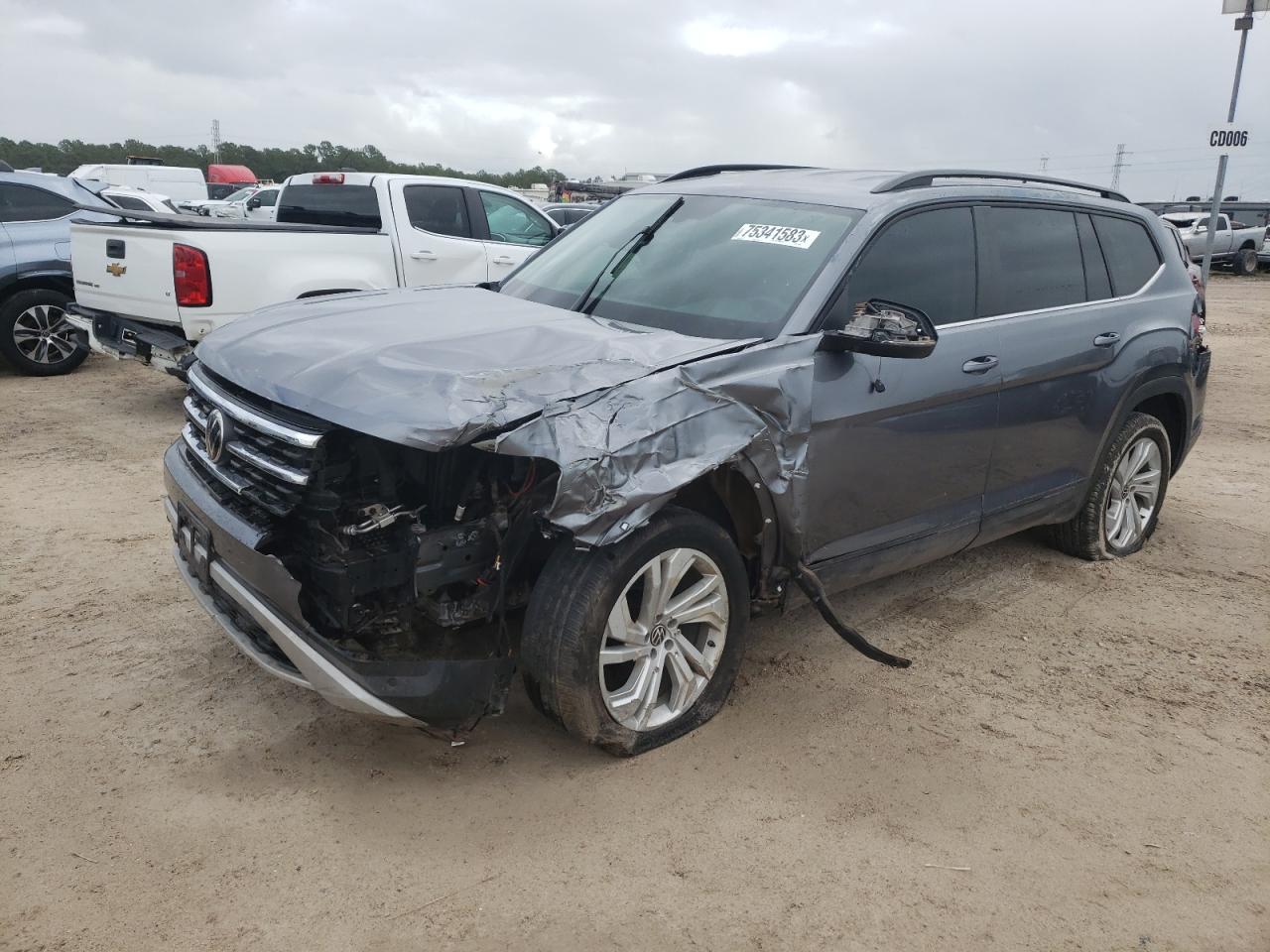 Image 1 of 2021 VOLKSWAGEN ATLAS SE 2021 with VIN 1V2HR2CA9MC593918