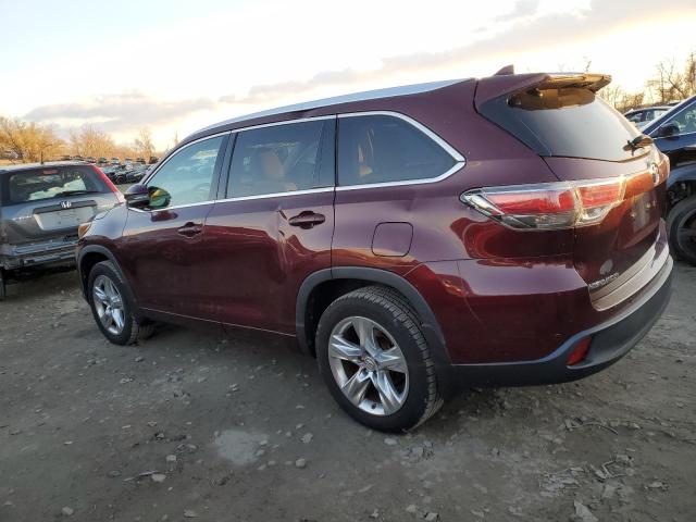 Image 2 of 2015 TOYOTA HIGHLANDER LIMITED 2015 with VIN 5TDDKRFH1FS177885