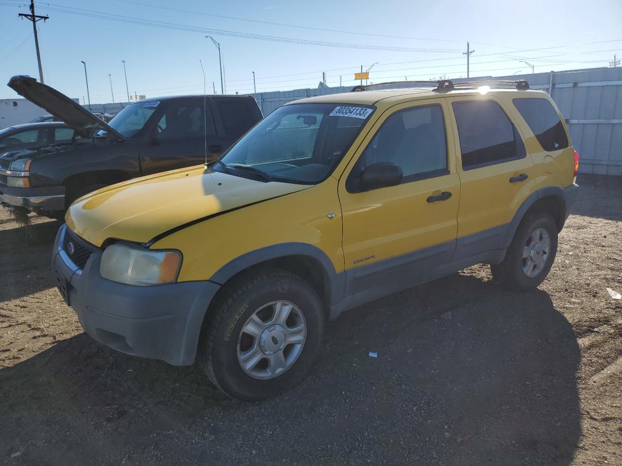 Image 1 of 2001 FORD ESCAPE XLT 2001 with VIN 1FMYU041X1KB00599