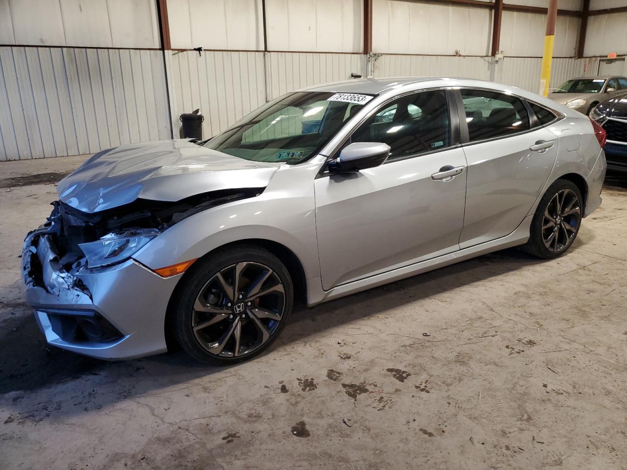 Image 1 of 2020 HONDA CIVIC SPORT 2020 with VIN 2HGFC2F85LH587100