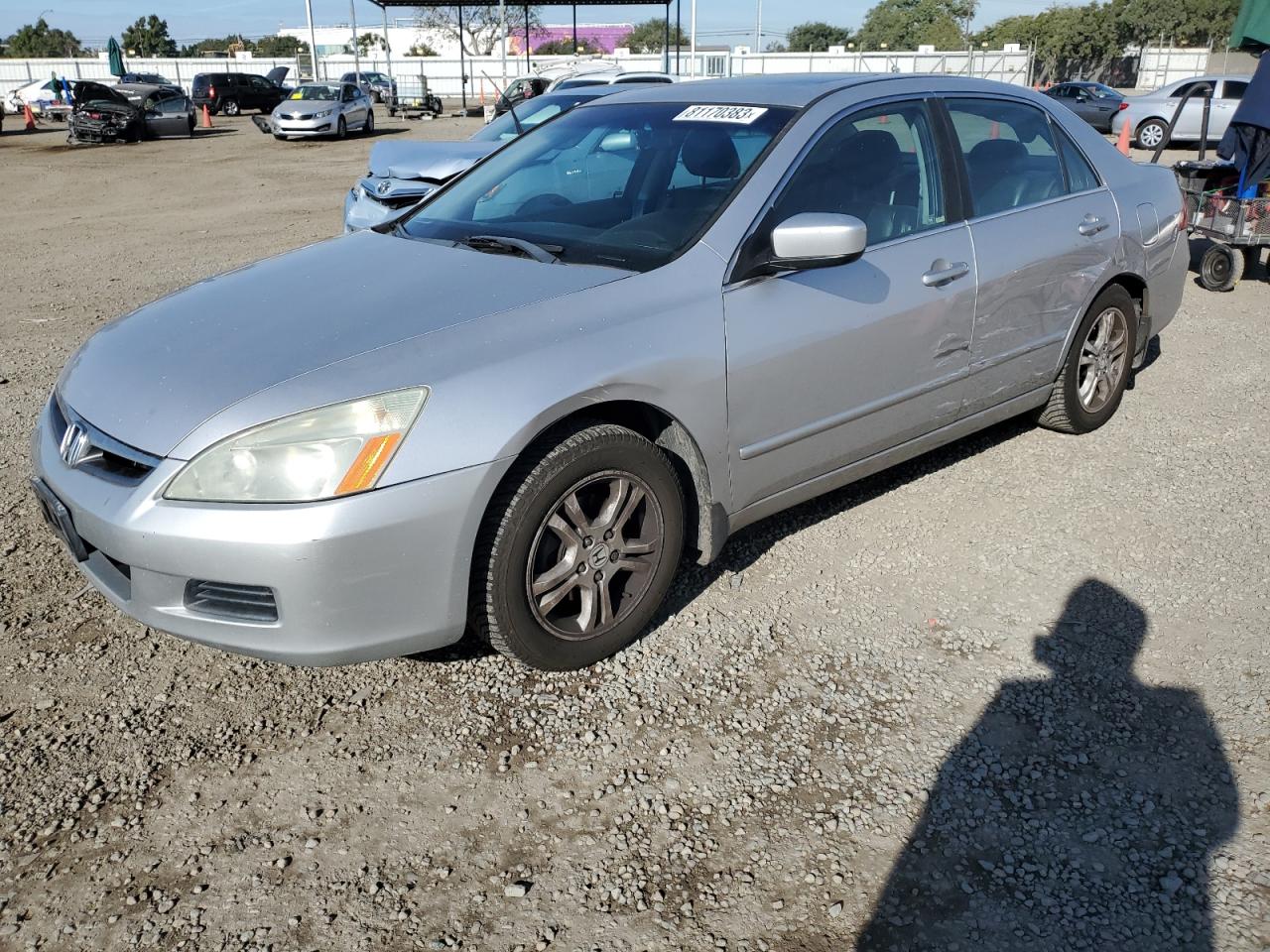 Obraz 1 z 2007 HONDA ACCORD EX 2007 z VIN 1HGCM56757A070280
