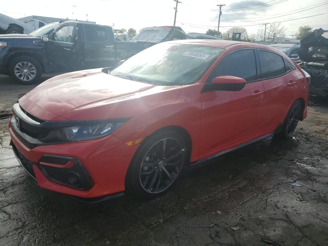 Obraz 1 z 2020 HONDA CIVIC SPORT 2020 z VIN SHHFK7H42LU212553
