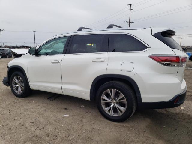 Image 2 of 2014 TOYOTA HIGHLANDER XLE 2014 with VIN 5TDKKRFH2ES023417