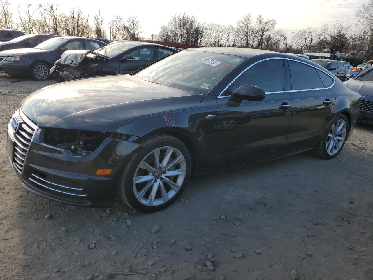Image 1 of 2016 AUDI A7 PREMIUM PLUS 2016 with VIN WAUWGAFC4GN008691