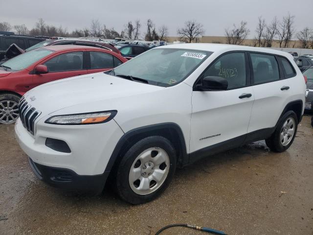 Image 1 of 2015 JEEP CHEROKEE SPORT 2015 with VIN 1C4PJLAB5FW548384