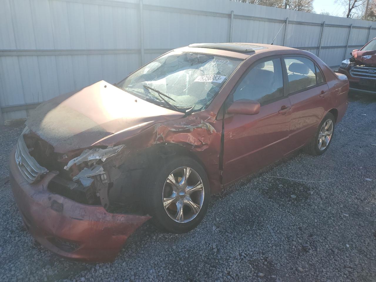 Image 1 of 2003 TOYOTA COROLLA CE 2003 with VIN 2T1BR38E03C163693