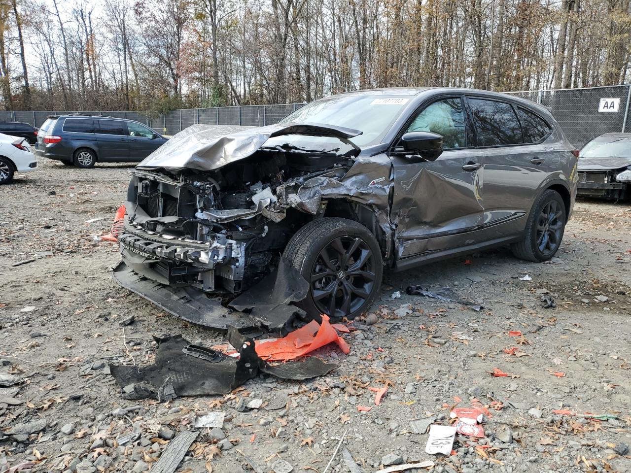 Obraz 1 z 2022 ACURA MDX A-SPEC 2022 z VIN 5J8YE1H0XNL010184