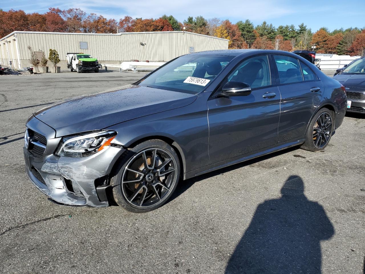 Image 1 of 2019 MERCEDES-BENZ C 300 4MATIC 2019 with VIN 55SWF8EBXKU286802
