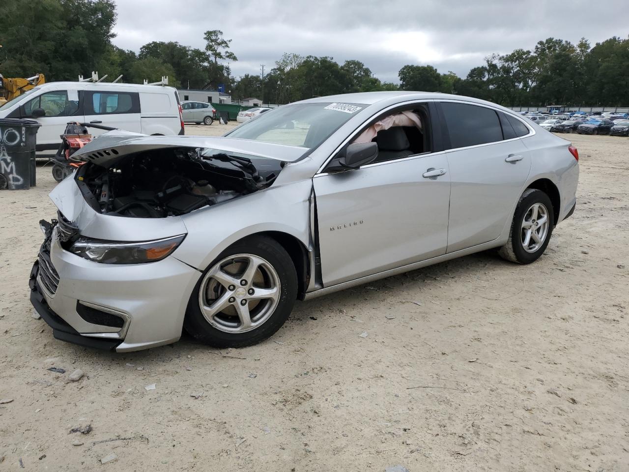 Image 1 of 2018 CHEVROLET MALIBU LS 2018 with VIN 1G1ZB5ST1JF175242