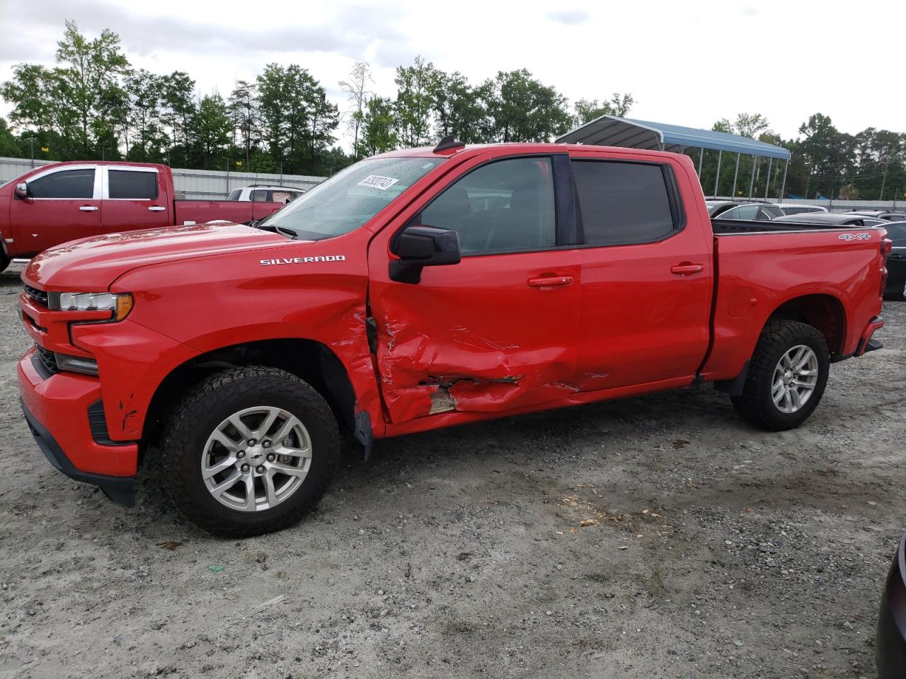 Image 1 of 2019 CHEVROLET SILVERADO K1500 RST 2019 with VIN 3GCUYEED2KG111280